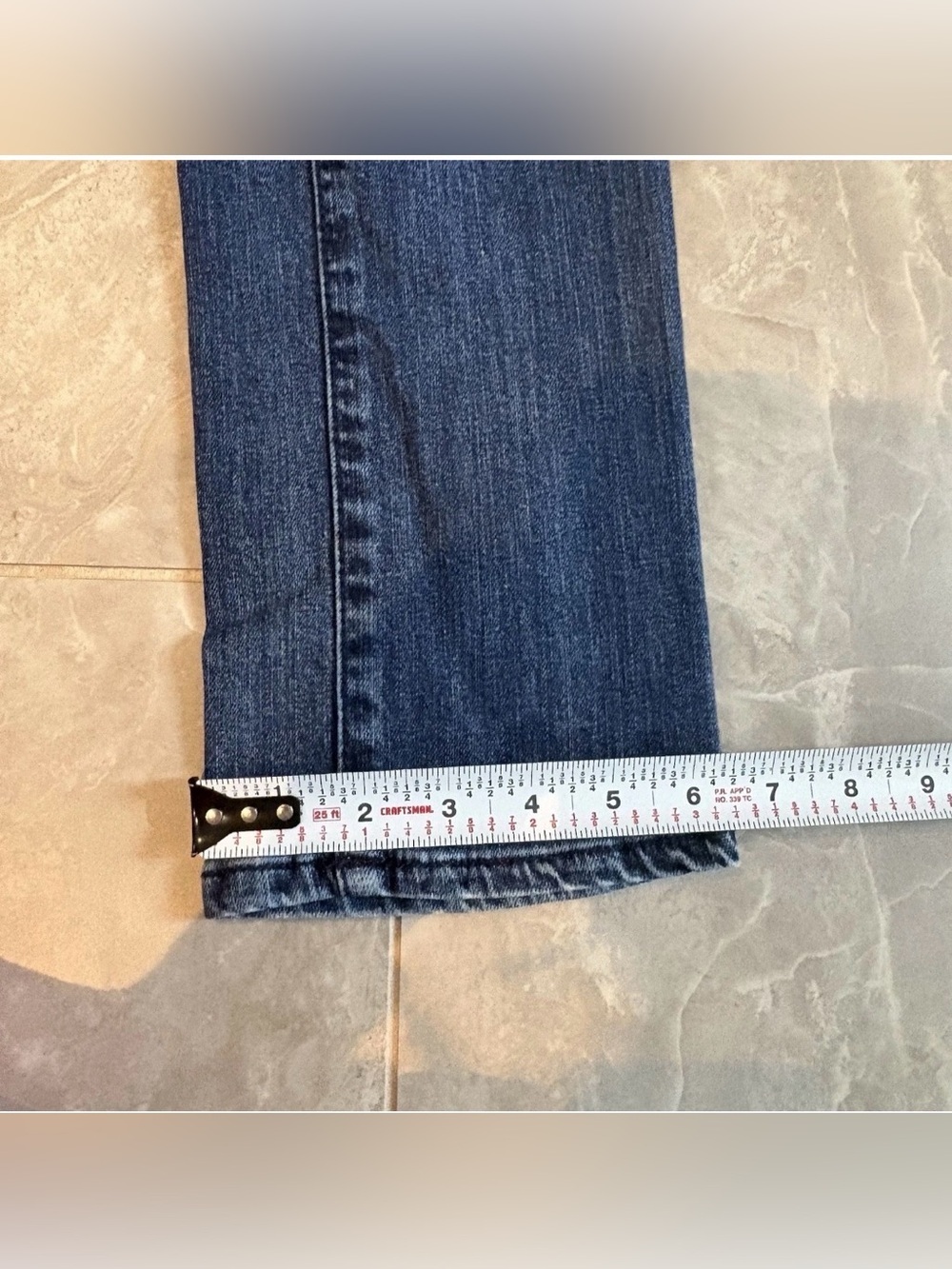 Gap Women’s Premium Straight Fit Jeans Sz 25 Mid Rise Medium Wash Denim Classic - Picture 9 of 10